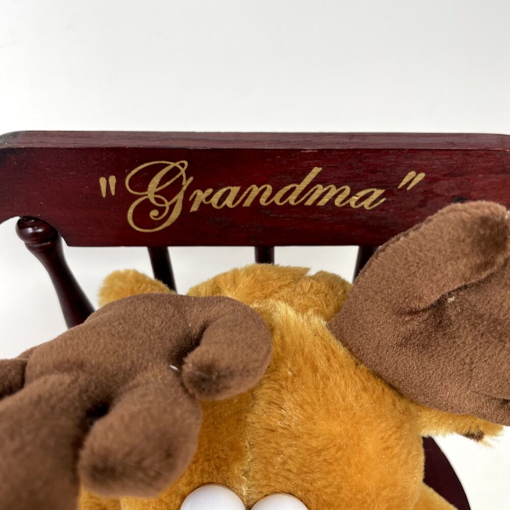 Dan Dee "Rocking Reindeer" Grandma Rocking Chair Tested Works - Picture 4 of 10